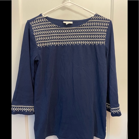 J. Jill Tops J Jill Navy Shirt Size Extra Small Poshmark